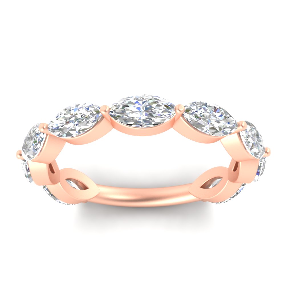 3-carat-marquise-diamond-stacking-wedding-band-in-rose-gold-FD8398MQBANGLE5-3.00CT-NL-RG