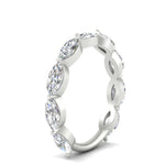 Load image into Gallery viewer, 3-carat-marquise-diamond-stacking-wedding-band-in-white-gold-FD8398MQBANGLE2-3.00CT-NL-WG