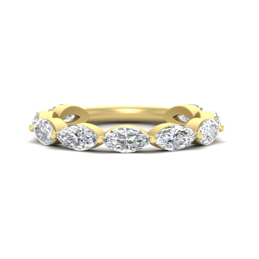 3-carat-marquise-diamond-stacking-wedding-band-in-yellow-gold-FD8398MQB-3.00CT-NL-YG