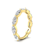 Load image into Gallery viewer, 3-carat-marquise-diamond-stacking-wedding-band-in-yellow-gold-FD8398MQBANGLE2-3.00CT-NL-YG