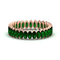 Thumbnail 16 - 3-carat-marquise-emerald-eternity-wedding-band-in-rose-gold-FDEWB11257MQBGEMGR-3.00CT-NL-RG