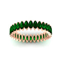 Thumbnail 18 - 3-carat-marquise-emerald-eternity-wedding-band-in-rose-gold-FDEWB11257MQBGEMGR-3.00CT-NL-RG