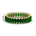 Thumbnail 68 - 3-carat-marquise-emerald-eternity-wedding-band-in-yellow-gold-FDEWB11257MQBGEMGR-3.00CT-NL-YG