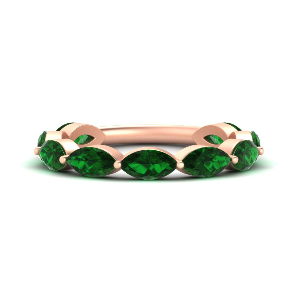 3-carat-marquise-emerald-stacking-wedding-band-in-rose-gold-FD8398MQBGEMGER-3.00CT-NL-RG