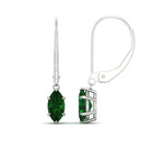Load image into Gallery viewer, 3-carat-marquise-emerald-studs-with-lever-back-earrings-in-white-gold-FDEAR11236MQGEMGR-3.00CT-NL-WG.jpg
