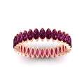 Thumbnail 13 - 3-carat-marquise-pink-sapphire-eternity-wedding-band-in-rose-gold-FDEWB11257MQBGSADRPI-3.00CT-NL-RG