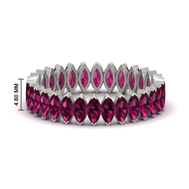 3-carat-marquise-pink-sapphire-eternity-wedding-band-in-white-gold-FDEWB11257MQBGSADRPI-3.00CT-NL-WG