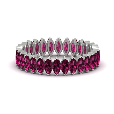 3-carat-marquise-pink-sapphire-eternity-wedding-band-in-white-gold-FDEWB11257MQBGSADRPI-3.00CT-NL-WG