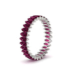 Load image into Gallery viewer, 3-carat-marquise-pink-sapphire-eternity-wedding-band-in-white-gold-FDEWB11257MQBGSADRPI-3.00CT-NL-WG