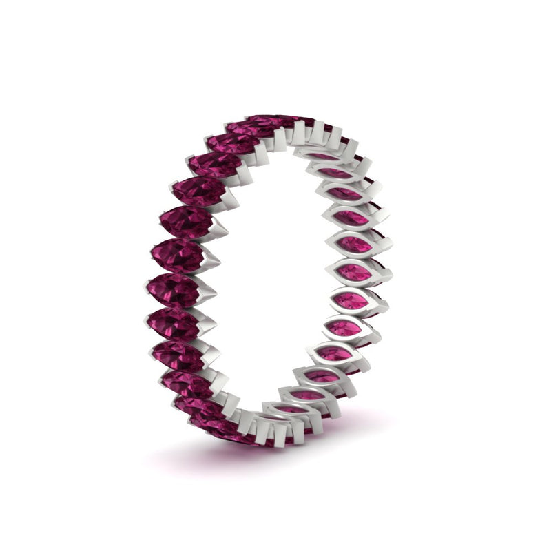 3-carat-marquise-pink-sapphire-eternity-wedding-band-in-white-gold-FDEWB11257MQBGSADRPI-3.00CT-NL-WG