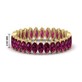 Thumbnail 63 - 3-carat-marquise-pink-sapphire-eternity-wedding-band-in-yellow-gold-FDEWB11257MQBGSADRPI-3.00CT-NL-YG