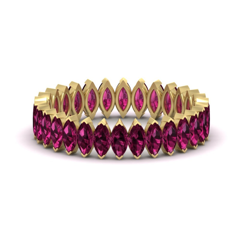 3-carat-marquise-pink-sapphire-eternity-wedding-band-in-yellow-gold-FDEWB11257MQBGSADRPI-3.00CT-NL-YG