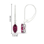 Load image into Gallery viewer, 3-carat-marquise-pink-sapphire-studs-with-lever-back-earrings-in-white-gold-FDEAR11236MQGSADRPI-3.00CT-NL-WG.jpg
