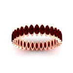 Load image into Gallery viewer, 3-carat-marquise-ruby-eternity-wedding-band-in-rose-gold-FDEWB11257MQBGRUDR-3.00CT-NL-RG