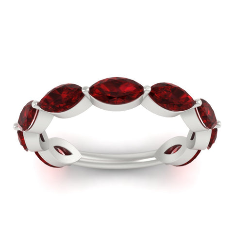 3-carat-marquise-ruby-stacking-wedding-band-in-white-gold-FD8398MQBGRUDRANGLE3-5.00CT-NL-WG