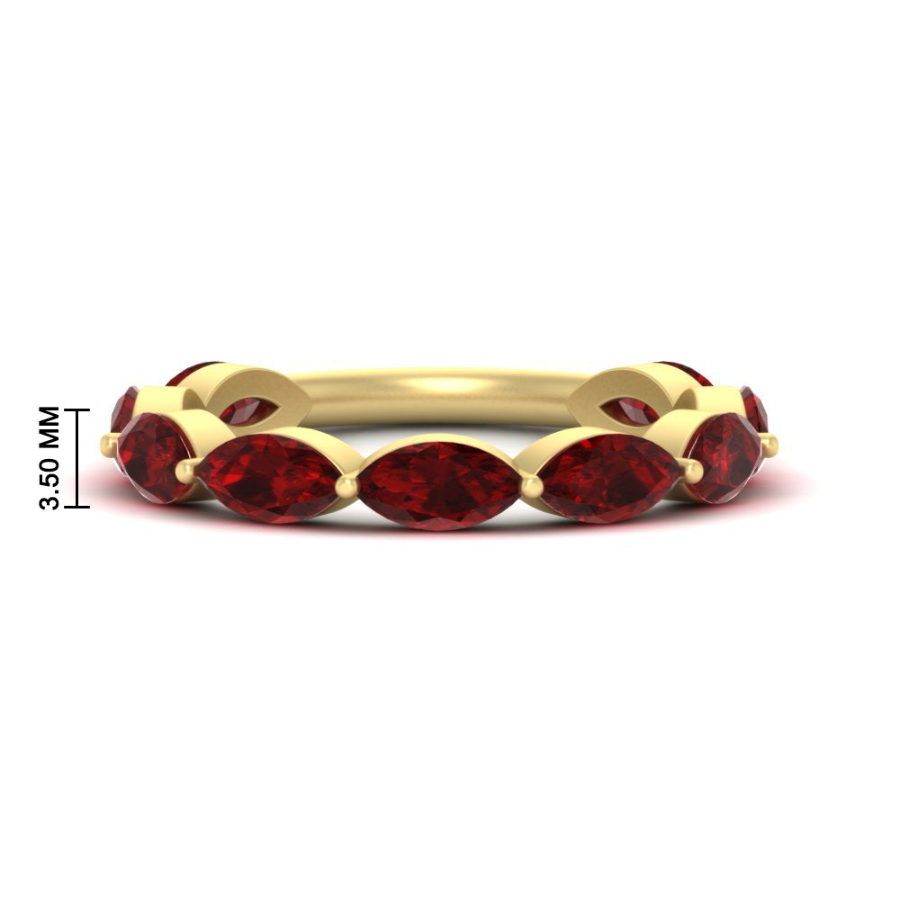 3-carat-marquise-ruby-stacking-wedding-band-in-yellow-gold-FD8398MQBGGRUDR-3.00CT-NL-YG-HW