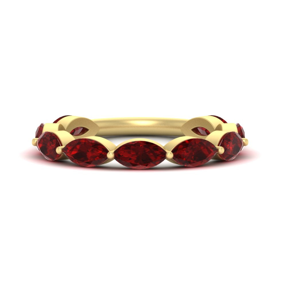 3-carat-marquise-ruby-stacking-wedding-band-in-yellow-gold-FD8398MQBGGRUDR-3.00CT-NL-YG