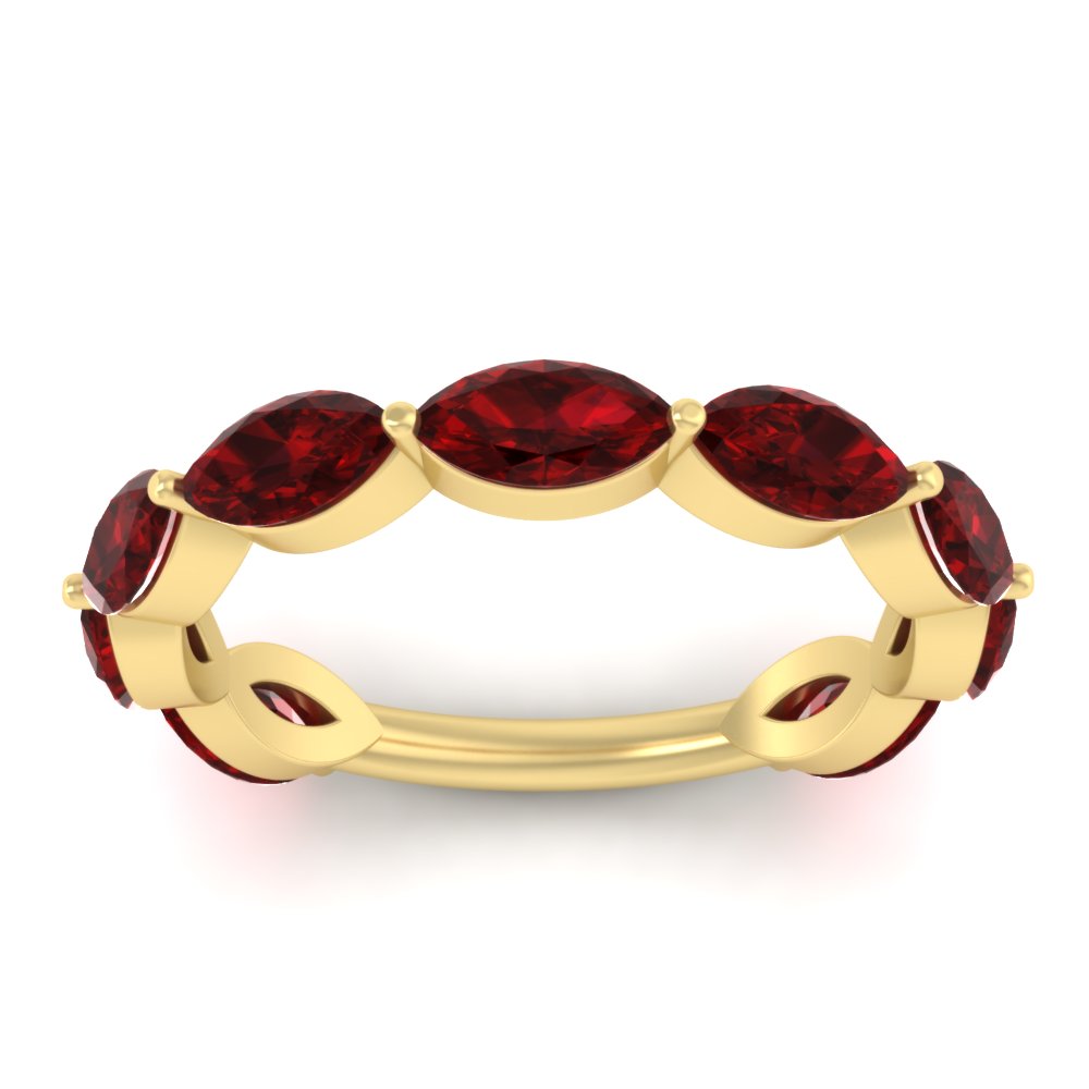 3-carat-marquise-ruby-stacking-wedding-band-in-yellow-gold-FD8398MQBGRUDRANGLE3-5.00CT-NL-YG