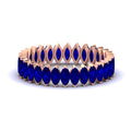 Thumbnail 6 - 3-carat-marquise-sapphire-eternity-wedding-band-in-rose-gold-FDEWB11257MQBGSABL-3.00CT-NL-RG
