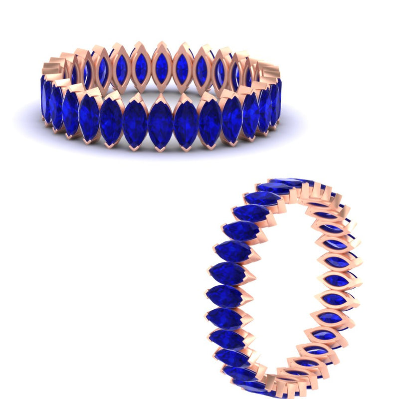 3-carat-marquise-sapphire-eternity-wedding-band-in-rose-gold-FDEWB11257MQBGSABL-3.00CT-NL-RG