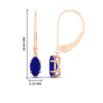 Load image into Gallery viewer, 3-carat-marquise-sapphire-studs-with-lever-back-earrings-in-rose-gold-FDEAR11236MQGSABL-3.00CT-NL-RG.jpg
