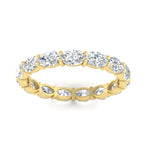 Load image into Gallery viewer, 3-carat-oval-diamond-eternity-ring-in-yellow-gold-FDEWB8425OVANGLE5-3.00CT-NL-YG
