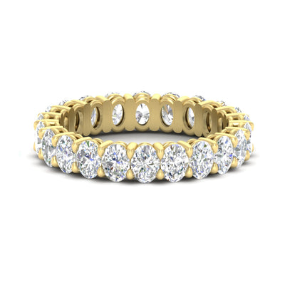 3 Carat Oval Diamond Full Eternity Band
