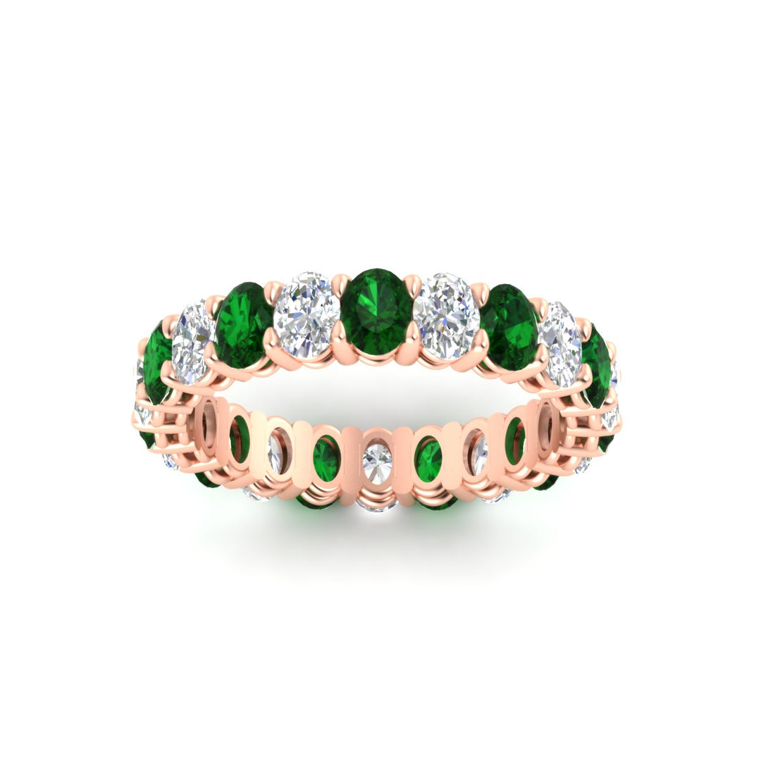 3-carat-oval-diamond-full-eternity-band-with-emerald-in-rose-gold-fdewb8324ovgemgrangle5-4.00x3.00mm-nl-rg