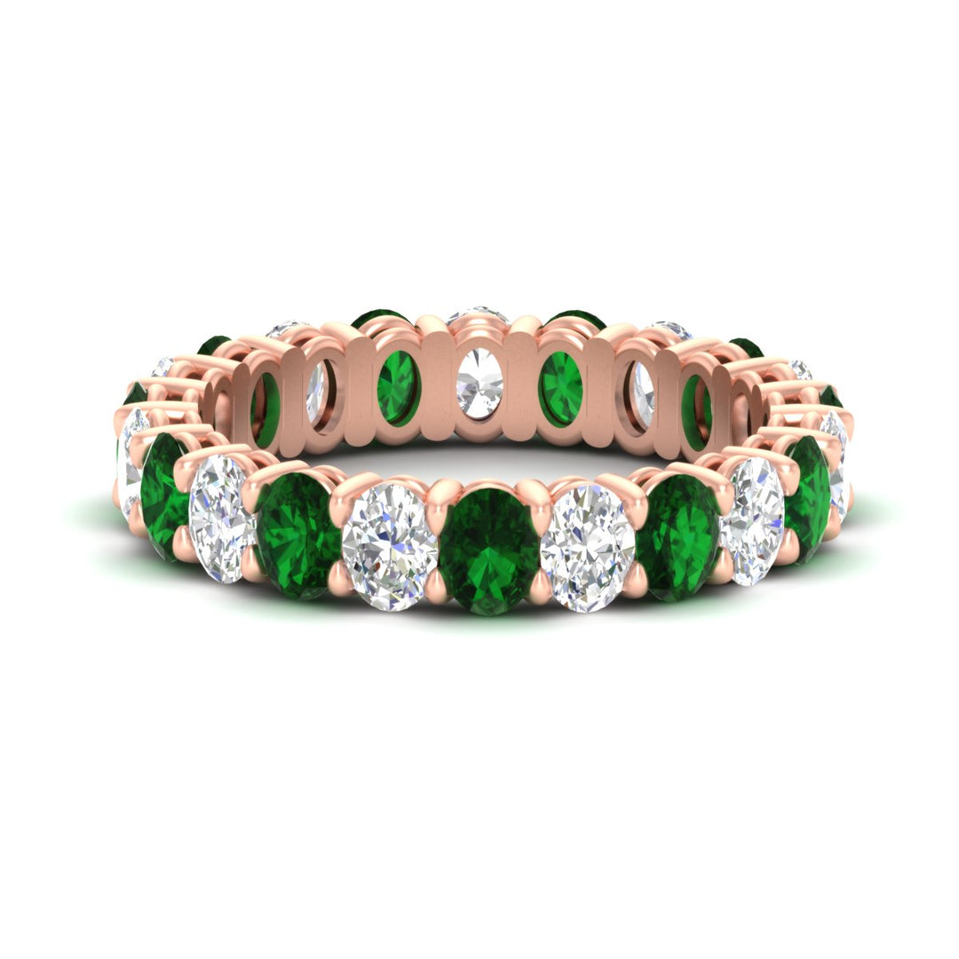3-carat-oval-diamond-full-eternity-band-with-emerald-in-rose-gold-fdewb8324ovgemgrsleep-4.00x3.00mm-nl-rg