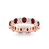 Load image into Gallery viewer, 3-carat-oval-diamond-full-eternity-band-with-ruby-in-rose-gold-fdewb8324ovgrudrangle5-4.00x3.00mm-nl-rg