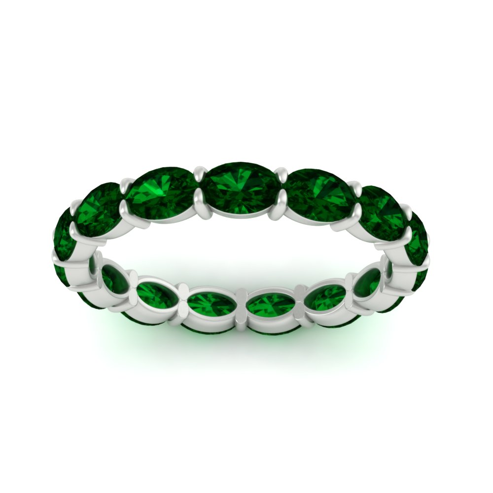 3-carat-oval-emerald-eternity-ring-in-white-gold-FDEWB8425OVGEMGRANGLE5-3.00CT-NL-WG