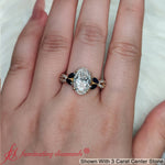 Load image into Gallery viewer, 3-carat-oval-lab-diamond-twisted-vine-engagement-ring-with-sapphire-in-yellow-gold-FDENR3211R1-OV-3.50CT-NL-YG
