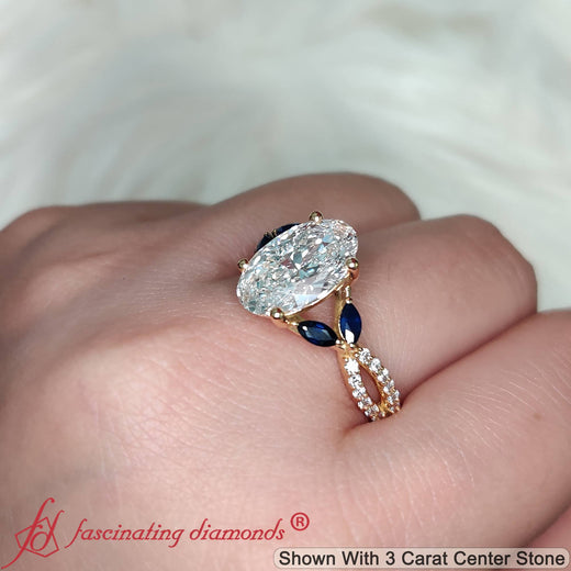 3-carat-oval-lab-diamond-twisted-vine-engagement-ring-with-sapphire-in-yellow-gold-FDENR3211R1-OV-3.50CT-NL-YG