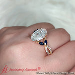 Load image into Gallery viewer, 3-carat-oval-lab-diamond-twisted-vine-engagement-ring-with-sapphire-in-yellow-gold-FDENR3211R1-OV-3.50CT-NL-YG
