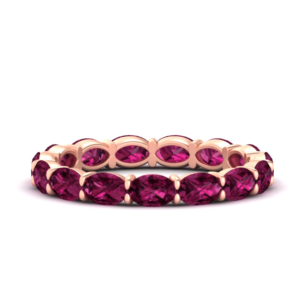 3-carat-oval-pink-sapphire-eternity-ring-in-rose-gold-FDEWB8425OVGSADRPI-3.00CT-NL-RG