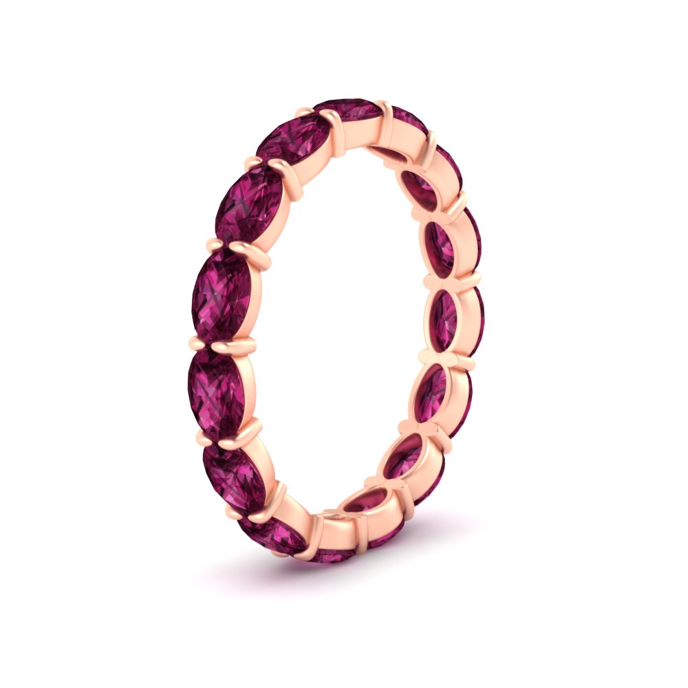 3-carat-oval-pink-sapphire-eternity-ring-in-rose-gold-FDEWB8425OVGSADRPIANGLE2-3.00CT-NL-RG