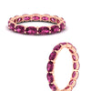 Load image into Gallery viewer, 3-carat-oval-pink-sapphire-eternity-ring-in-rose-gold-FDEWB8425OVGSADRPIANGLE3-3.00CT-NL-RG