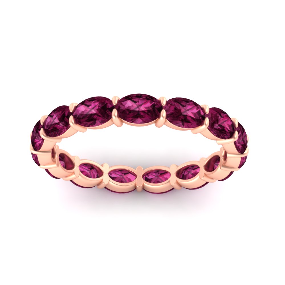 3-carat-oval-pink-sapphire-eternity-ring-in-rose-gold-FDEWB8425OVGSADRPIANGLE5-3.00CT-NL-RG