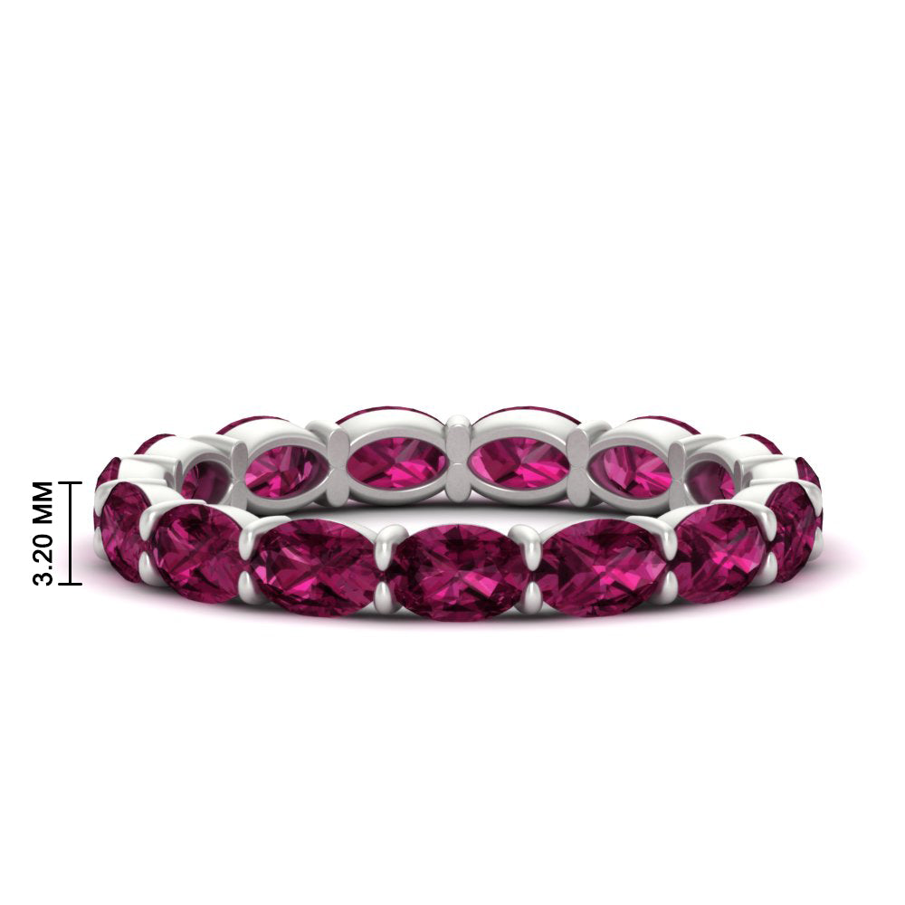 3-carat-oval-pink-sapphire-eternity-ring-in-white-gold-FDEWB8425OVGSADRPI-3.00CT-NL-WG-HW