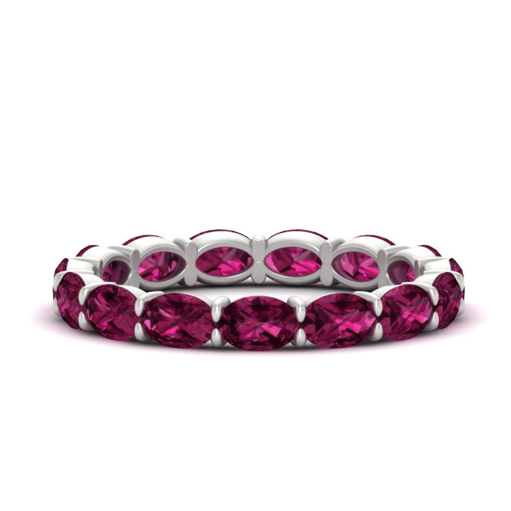 3-carat-oval-pink-sapphire-eternity-ring-in-white-gold-FDEWB8425OVGSADRPI-3.00CT-NL-WG