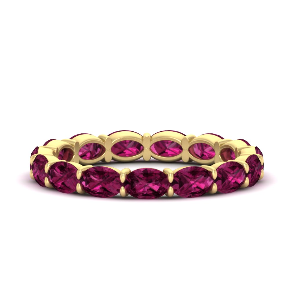 3-carat-oval-pink-sapphire-eternity-ring-in-yellow-gold-FDEWB8425OVGSADRPI-3.00CT-NL-YG