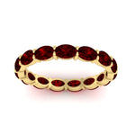 Load image into Gallery viewer, 3-carat-oval-ruby-eternity-ring-in-yellow-gold-FDEWB8425OVGRUDRANGLE5-3.00CT-NL-YG