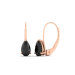 Load image into Gallery viewer, 3-carat-pear-shape-black-onyx-stud-earrings-in-rose-gold-FDEAR9225PEGBLACK-3.00CT-NL-RG
