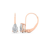 Load image into Gallery viewer, 3-carat-pear-shape-diamond-stud-earrings-in-rose-gold-FDEAR9225PE-3.00CT-NL-RG
