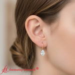 Load image into Gallery viewer, 3-carat-pear-shape-diamond-stud-earrings-in-yellow-gold-fdear9225pe-3-ct
