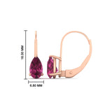 Load image into Gallery viewer, 3-carat-pear-shape-pink-sapphire-stud-earrings-in-rose-gold-FDEAR9225PEGSADRPI-3.00CT-NL-RG
