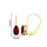 Load image into Gallery viewer, 3-carat-pear-shape-ruby-stud-earrings-in-yellow-gold-FDEAR9225PEGRUDR-3.00CT-NL-YG
