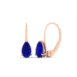 Load image into Gallery viewer, 3-carat-pear-shape-sapphire-stud-earrings-in-rose-gold-FDEAR9225PEGSABL-3.00CT-NL-RG
