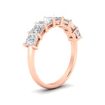 Load image into Gallery viewer, 3-carat-princess-cut-7-stone-diamond-wedding-band-in-rose-gold-fdwb179prangle2-3.00ct-nl-rg.jpg