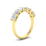 Load image into Gallery viewer, 3-carat-princess-cut-7-stone-diamond-wedding-band-in-yellow-gold-fdwb179prangle2-3.00ct-nl-yg.jpg